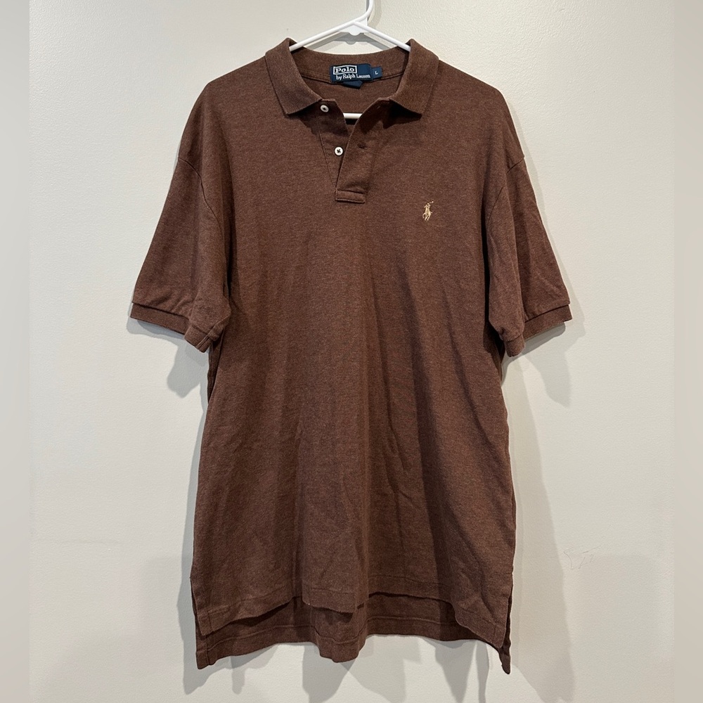 Ralph Lauren Men's Chocolate Polo Shirt